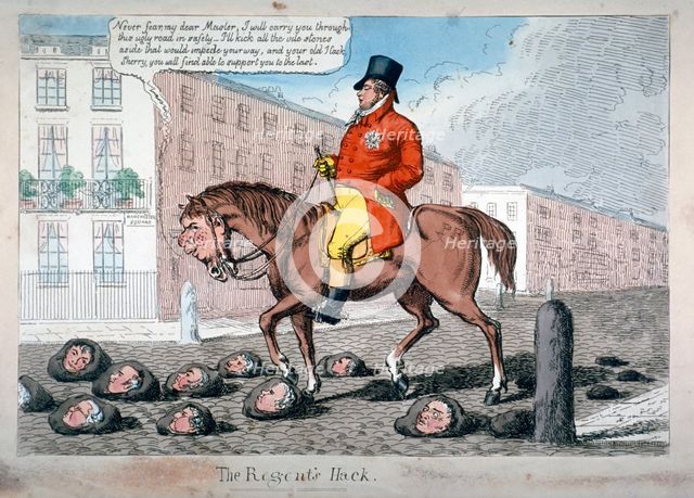 'The Regent's Hack', 1812. Artist: Anon