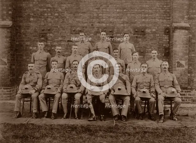 The Regimental Police of the 1st Royal Munster Fusiliers, Rangoon, Burma, 1913. Artist: Unknown