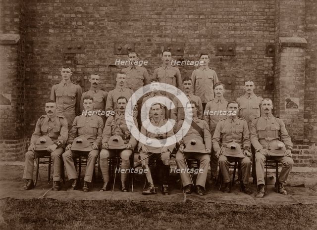 The Regimental Police of the 1st Royal Munster Fusiliers, Rangoon, Burma, 1913. Artist: Unknown