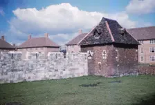 The Red Tower at the end of Yorks Medieval City Walls, 20th century. Artist: CM Dixon