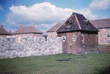 The Red Tower at the end of Yorks Medieval City Walls, 20th century. Artist: CM Dixon