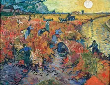 The Red Vineyards at Arles 1888. Artist: Vincent van Gogh