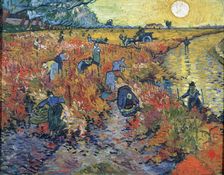 The Red Vineyards at Arles 1888. Artist: Vincent van Gogh