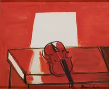 The Red Violin. Creator: Dufy, Raoul (1877-1953)