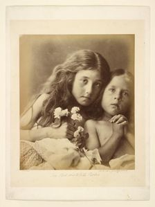 The Red and White Roses, 1865. Creator: Julia Margaret Cameron