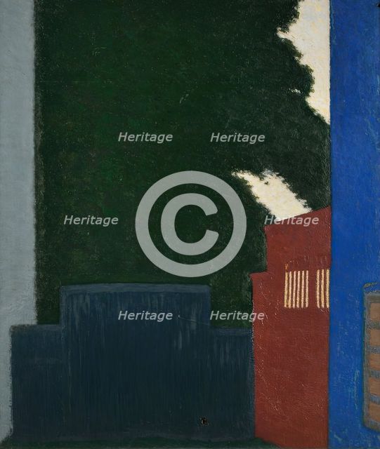 The red and the black gate, 1920. Creator: Pelle Swedlund.