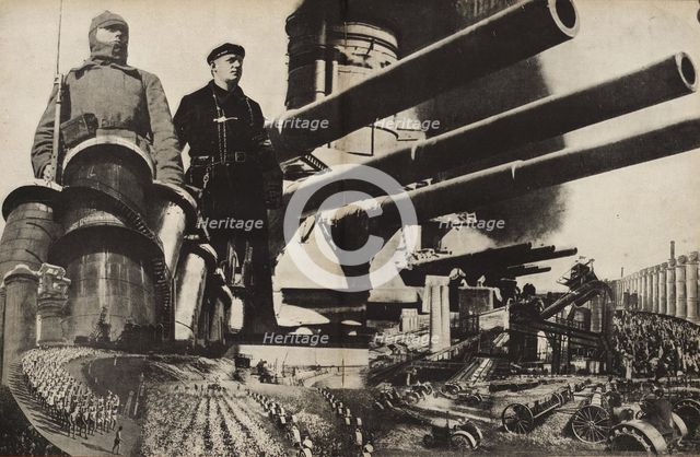 The Red Army. Illustration from USSR Builds Socialism, 1933. Creator: Lissitzky, El (1890-1941).