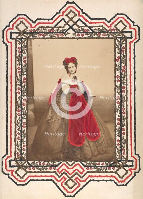 The Red Bow, 1861-67., 1861-67. Creator: Pierre-Louis Pierson.