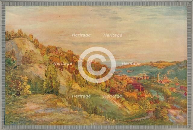 'The red bridge, Ironbridge', 1910, (c1932). Artist: Philip Wilson Steer.