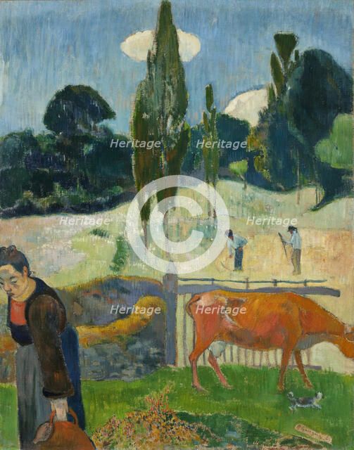 The Red Cow, 1889. Creator: Paul Gauguin.