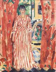 The red curtains, 1913. Creator: Rik Wouters