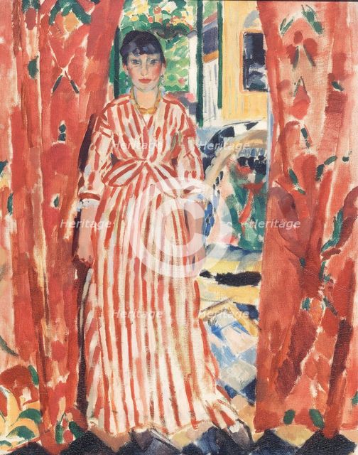 The red curtains, 1913. Creator: Rik Wouters.