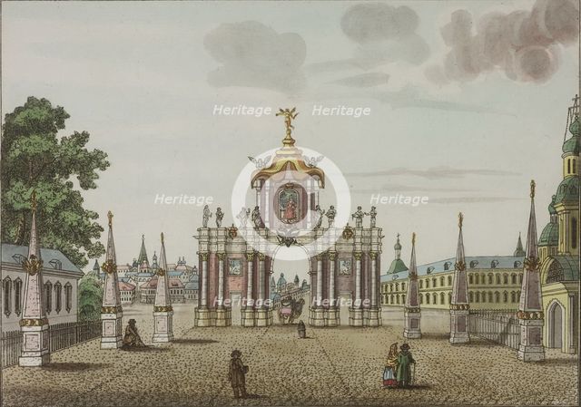 The Red Gates in Moscow, Between 1792 and 1820.