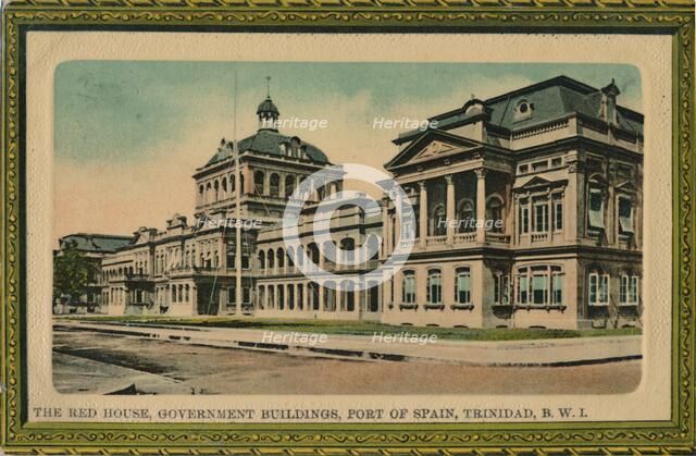 'The Red House, Government Buildings, Port of Spain, Trinidad, B.W.I.', early 20th century. Creator: Unknown.