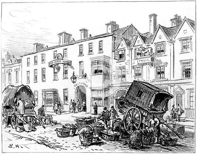 The Red House Hotel, Stratford-upon-Avon, Warwickshire, 1885.Artist: Edward Hull