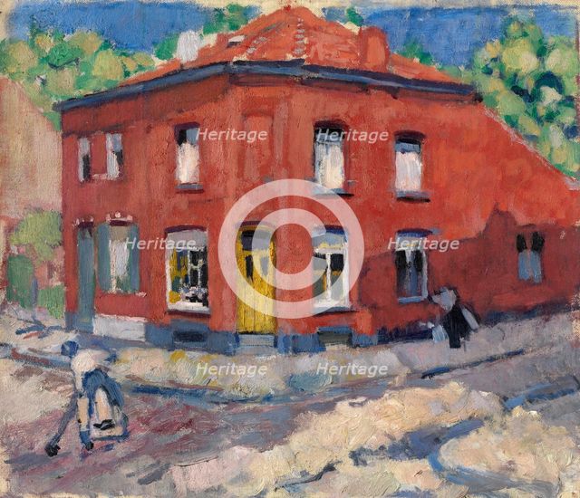The Red House, Late Snow, 1907-1908. Creator: Rik Wouters.