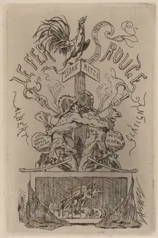 The Red Iron (Le Fer Rouge), 1871. Creator: Félicien Rops
