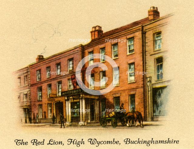 'The Red Lion, High Wycombe, Buckinghamshire', 1936.   Creator: Unknown.