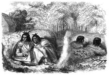 The Red River Expedition in North America: Ojibways, 1870. Creator: Unknown