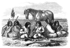 The Red River Expedition in North America: the Prairie Crees, 1870. Creator: Unknown