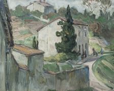 The Red Roofs. Study from the South of France, 1927. Creator: Anna Katarina Boberg