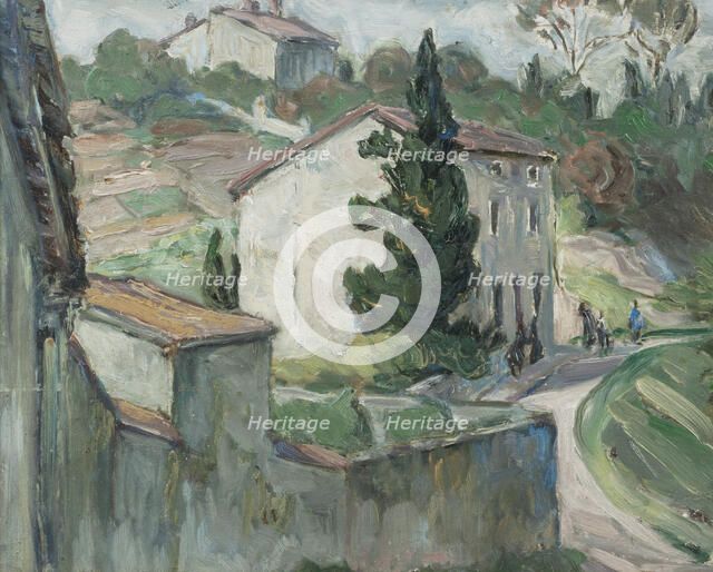 The Red Roofs. Study from the South of France, 1927. Creator: Anna Katarina Boberg.