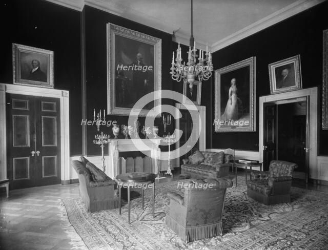 The Red Room, White House, (1904?). Creator: Unknown.