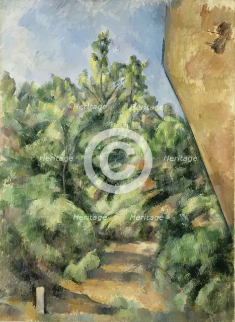 The Red Rock. Artist: Cézanne, Paul (1839-1906)