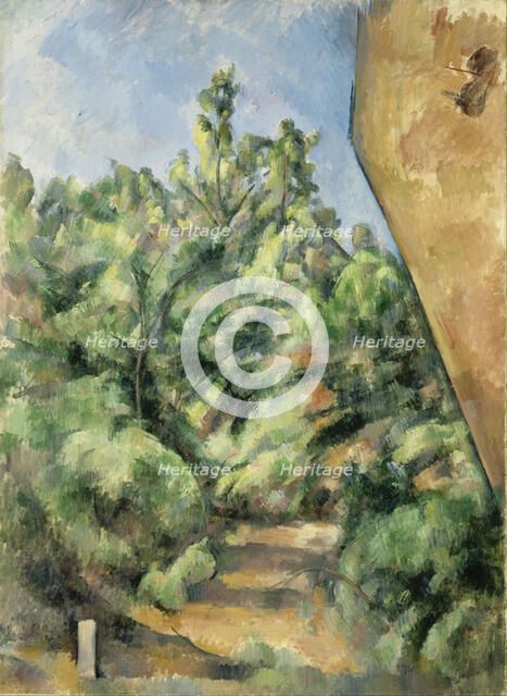 The Red Rock. Artist: Cézanne, Paul (1839-1906)