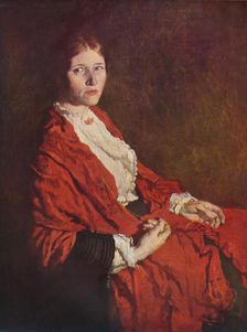 The Red Scarf 1935. Artist: William Newenham Montague Orpen