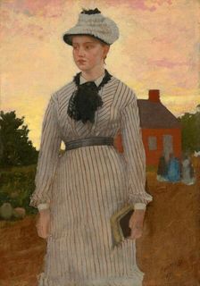 The Red School House, 1873. Creator: Winslow Homer