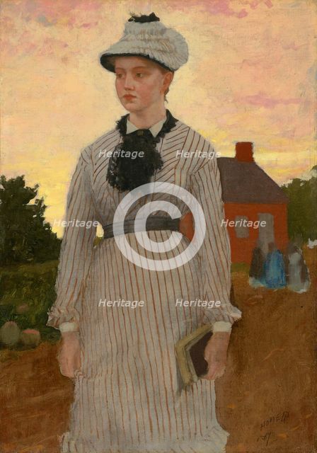 The Red School House, 1873. Creator: Winslow Homer.