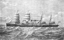 The Red Star Line steam-ship Westernland, 1883. Creator: Unknown