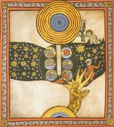 The Redeemer. Miniature from Liber Scivias by Hildegard of Bingen, c. 1175