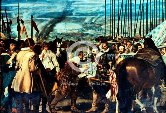 'The Reduction of Breda', Thirty Years War, 1625, (17th century). Creator: Diego Velasquez.