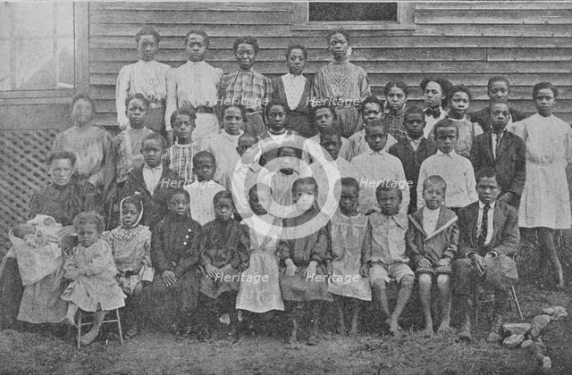 The Reed home and school, 1910. Creator: Unknown.