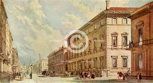 'The Reform Club, Pall Mall, London', 1837, (1947).  Creator: George Moore.