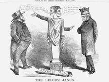 The Reform Janus 1860. Creator: Unknown