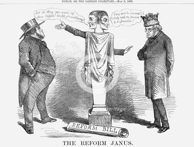 'The Reform Janus', 1860. Creator: Unknown.