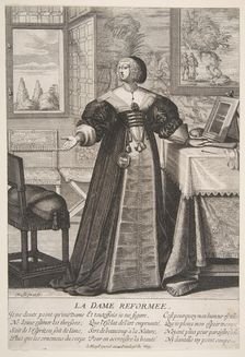 The Reformed Woman, mid to late 17th century. Creator: Abraham Bosse