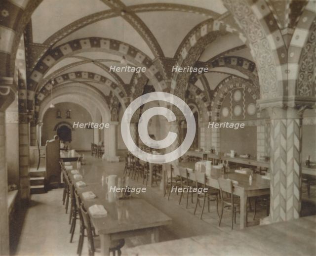 'The Refectory, Buckfast Abbey', late 19th-early 20th century. Artist: Unknown.