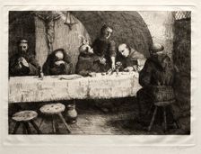 The Refectory , c. 1862. Creator: Alphonse Legros (French, 1837-1911)