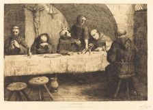 The Refectory (Le refectoire). Creator: Alphonse Legros