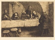 The Refectory (Le refectoire). Creator: Alphonse Legros