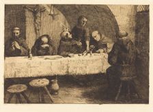 The Refectory (Le refectoire). Creator: Alphonse Legros