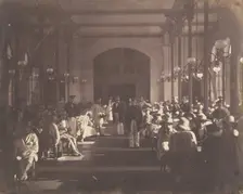 The Refectory of the Imperial Asylum at Vincennes, 1858-59. Creator: Charles Nègre