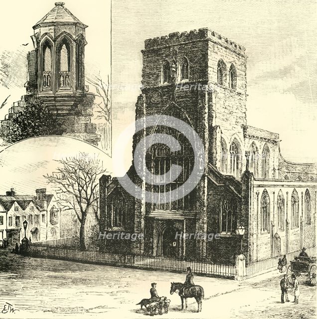 'The Refectory Pulpit. The Abbey Church', 1898. Creator: Unknown.