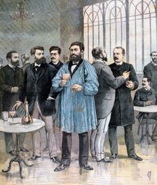 The refreshment bar, Chamber of Deputies of France, Paris, 1892. Artist: Henri Meyer