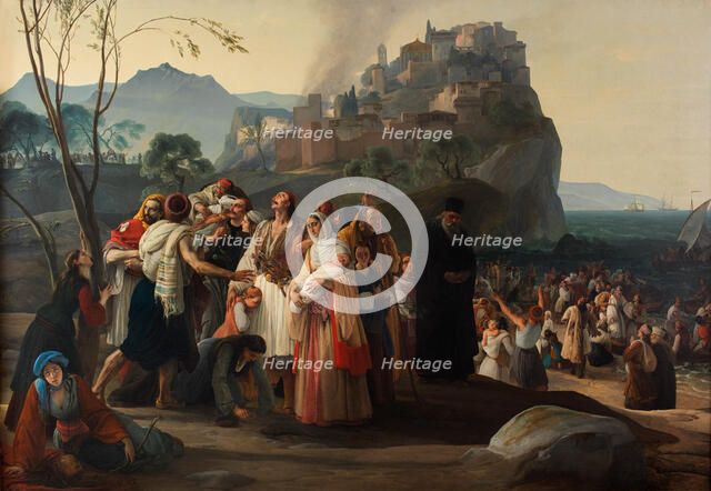 The Refugees of Parga (I Profughi di Parga), 1831. Creator: Hayez, Francesco (1791-1882).
