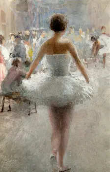 The Rehearsal of the Ballet 1930s. Creator: Wisel, Emil Oskarovich (1866-1943)